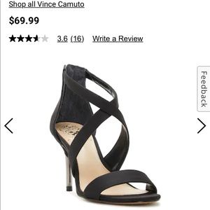 Vince Camuto Pascallia heels. Size 9. Worn twice. Non smoking
Good condition